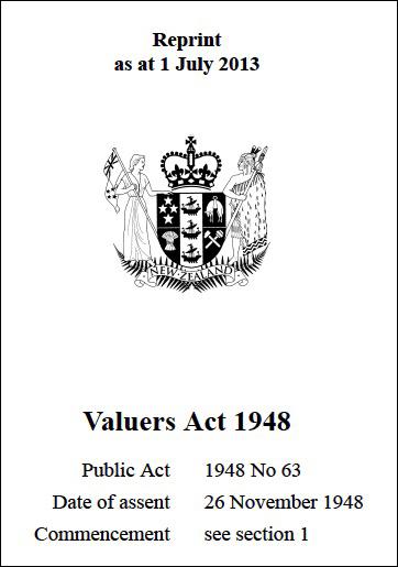 Valuers Act 1948